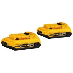 DEWALT 20V MAX XR Lithium-Ion 18-Gauge Cordless Brad Nailer with (2) 2.0Ah Battery Packs -Air Compressors Shop dewalt brad nailers dcn680b203 a0 1000