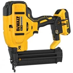 DEWALT 20-Volt Max Lithium-Ion 18-Gauge Cordless Brad Nailer Kit -Air Compressors Shop dewalt brad nailers dcn680d1 66 1000
