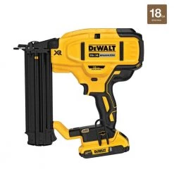 DEWALT 20-Volt Max Lithium-Ion 18-Gauge Cordless Brad Nailer Kit -Air Compressors Shop dewalt brad nailers dcn680d1 a0 1000