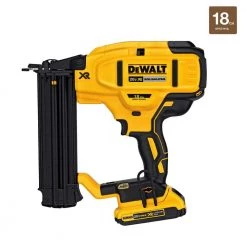 DEWALT 20V MAX Lithium-Ion 18-Gauge Cordless Brad Nailer Kit and 20V MAX Cordless Compact Drill/Driver -Air Compressors Shop dewalt brad nailers dcn680d1w dcd780b 1f 1000