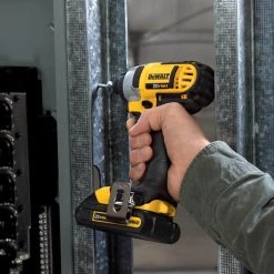 DEWALT 20V MAX Lithium-Ion 18-Gauge Cordless Brad Nailer Kit and 1/4 in. Impact Driver with 2.0Ah Battery Pack and Charger -Air Compressors Shop dewalt brad nailers dcn680d1w dcf885b 1d 1000