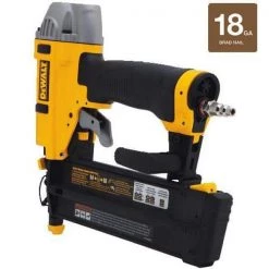 DEWALT 18-Gauge Pneumatic 2 in. Brad Nailer with Carrying Case -Air Compressors Shop dewalt brad nailers dwfp12231 fa 1000