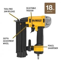 DEWALT Pneumatic 18-Gauge Brad Nailer and 50 ft. x 1/4 in. Air Hose -Air Compressors Shop dewalt brad nailers dwfp12233dwfp1450d 40 1000