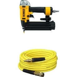 DEWALT Pneumatic 18-Gauge Brad Nailer and 50 ft. x 1/4 in. Air Hose