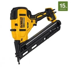 DEWALT 20-Volt MAX XR Lithium-Ion Cordless 15-Gauge Angled Finish Nailer (Tool-Only) -Air Compressors Shop dewalt finishing nailers dcn650b 1d 1000