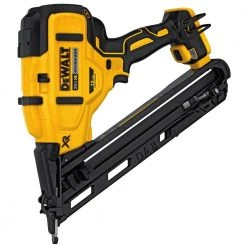 DEWALT 20V MAX XR Lithium-Ion 15-Gauge Cordless Angled Finish Nailer with (2) 2.0Ah Battery Packs -Air Compressors Shop dewalt finishing nailers dcn650b203 4f 1000