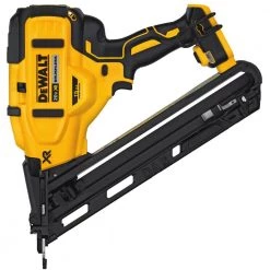 DEWALT 20V MAX XR Lithium-Ion 15-Gauge Cordless Angled Finish Nailer with (2) 2.0Ah Battery Packs -Air Compressors Shop dewalt finishing nailers dcn650b203 c3 1000