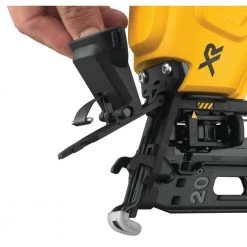 DEWALT 20V MAX XR Lithium-Ion 16-Gauge Cordless Angled Finish Nailer with 3Ah Battery Pack and Charger -Air Compressors Shop dewalt finishing nailers dcn660bw230c 66 1000