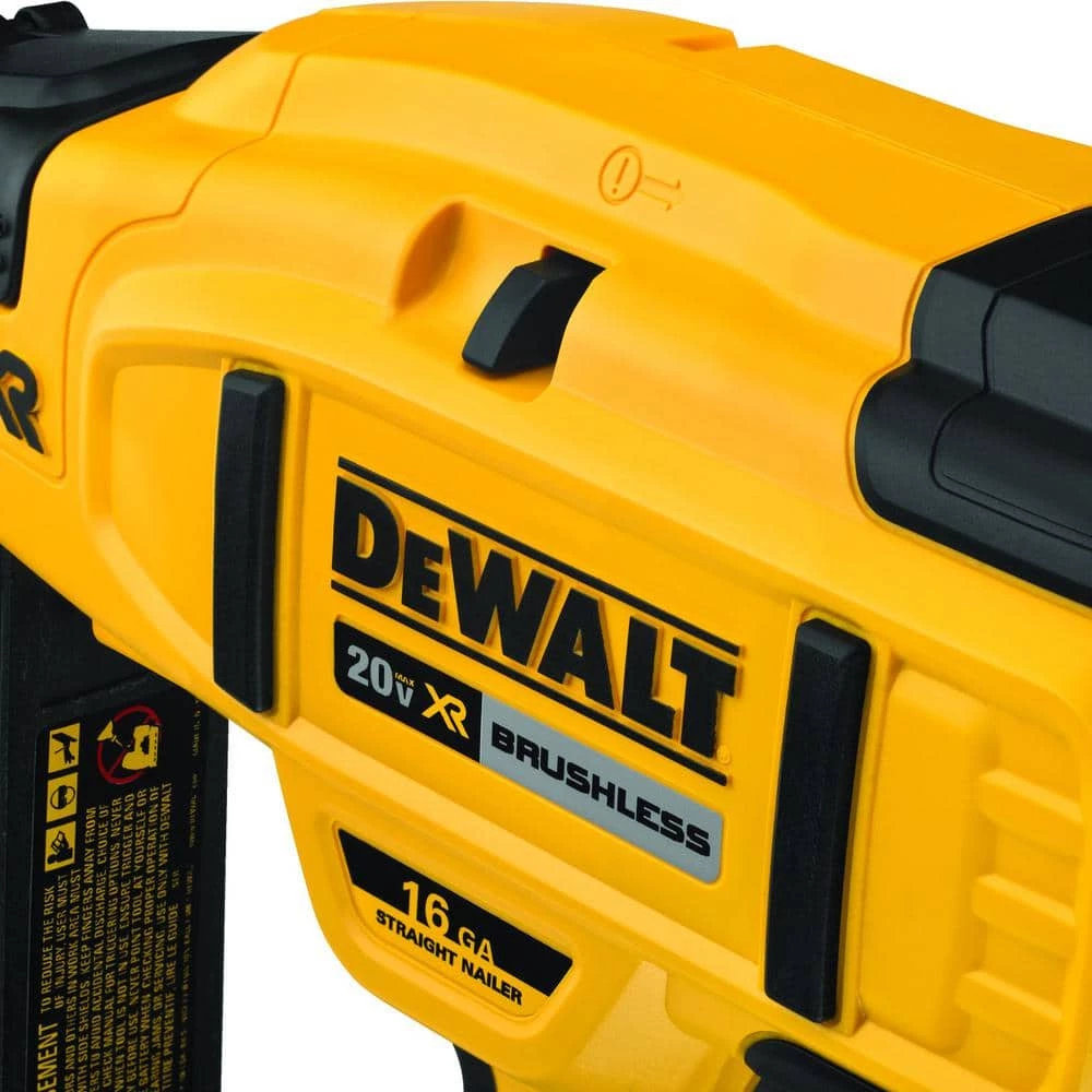 DEWALT 20-Volt MAX XR 16-Gauge Lithium-Ion Cordless Finish Nailer (Tool-Only) 12 DEWALT 20-Volt MAX XR 16-Gauge Lithium-Ion Cordless Finish Nailer (Tool-Only) - Image 12