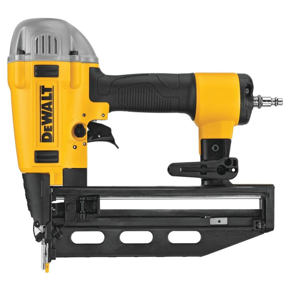 DEWALT Pneumatic 16-Gauge 2-1/2 in. Nailer and 2 in. x 16-Gauge Straight Finish Nails (2500 Per Box) 3 DEWALT Pneumatic 16-Gauge 2-1/2 in. Nailer and 2 in. x 16-Gauge Straight Finish Nails (2500 Per Box) - Image 3