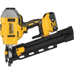 DEWALT 20-Volt MAX XR Lithium-Ion Cordless Brushless 2-Speed 21° Plastic Collated Framing Nailer with 4Ah Battery and Charger -Air Compressors Shop dewalt framing nailers dcn21plm1 a0 1000