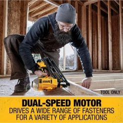 DEWALT 20-Volt MAX XR Lithium-Ion Cordless Brushless 2-Speed 30° Paper Collated Framing Nailer (Tool-Only) -Air Compressors Shop dewalt framing nailers dcn692b a0 1000