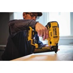 DEWALT 20-Volt MAX XR Lithium-Ion Cordless 18-Gauge Narrow Crown Stapler (Tool-Only) 16 DEWALT 20-Volt MAX XR Lithium-Ion Cordless 18-Gauge Narrow Crown Stapler (Tool-Only) -Air Compressors Shop dewalt pneumatic staplers dcn681b 40 1000
