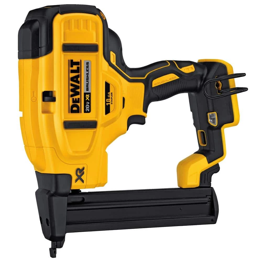 DEWALT 20-Volt MAX XR Lithium-Ion Cordless 18-Gauge Narrow Crown Stapler (Tool-Only) 6 DEWALT 20-Volt MAX XR Lithium-Ion Cordless 18-Gauge Narrow Crown Stapler (Tool-Only) - Image 6