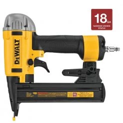 DEWALT Pneumatic 18-Gauge 1/4 in. Crown Stapler