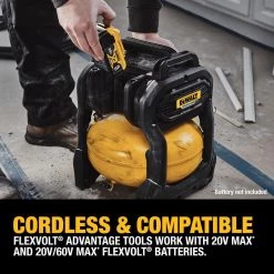 DEWALT 2.5 Gal. 140 psi Portable 20-Volt Cordless Air Compressor with Flexvolt Advantage (Tool-Only) -Air Compressors Shop dewalt portable air compressors dcc2520b 77 1000