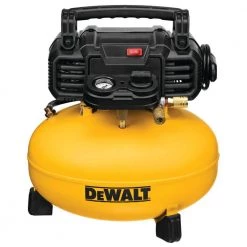 DEWALT 6 Gal. 165 PSI Heavy-Duty Electric Pancake Air Compressor, 18-Gauge Brad Nailer and 2 in. x 18-GA Brads (2500 per Pack) -Air Compressors Shop dewalt portable air compressors dwfp1kit18200 2 1d 1000