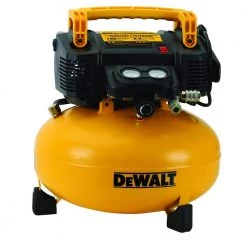DEWALT 6 Gal. 165 PSI Electric Pancake Air Compressor and 1/4 in. x 3/8 in. Drive Chrome Mechanics Tool Set (108-Piece) -Air Compressors Shop dewalt portable air compressors dwfp55126w3801 a0 1000