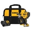 DEWALT 20-Volt MAX Lithium-Ion 15-Degree Cordless Roofing Nailer Kit with Battery 2.0 Ah Charger and Bag