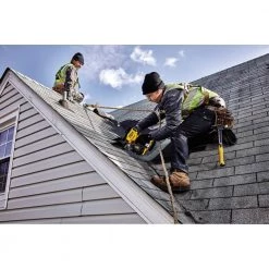 DEWALT 20-Volt MAX Lithium-Ion 15-Degree Cordless Roofing Nailer Kit with Battery 2.0 Ah Charger and Bag -Air Compressors Shop dewalt roofing nailers dcn45rnd1 fa 1000