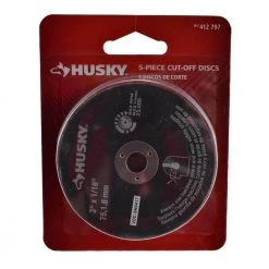 Husky Replacement Discs for Air Powered Cut-Off Tools (5-Pack) -Air Compressors Shop husky air cut off tools hda10600av 1f 1000