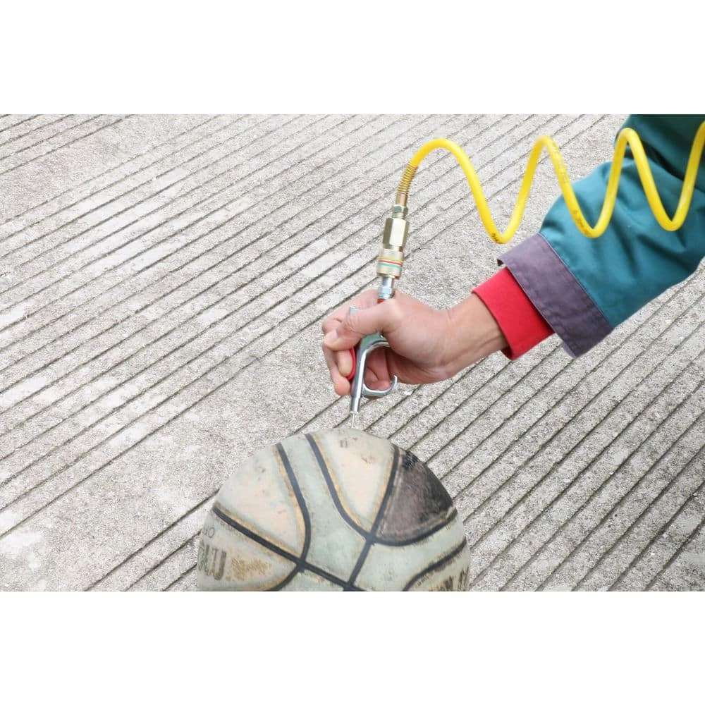 Husky 25 ft. Recoil Nylon Air Hose Kit 15-Piece 8 Husky 25 ft. Recoil Nylon Air Hose Kit 15-Piece - Image 8