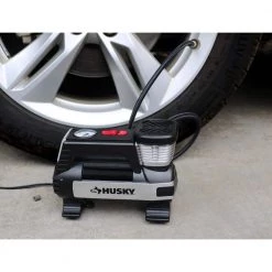 Husky 12-Volt Wired Inflator -Air Compressors Shop husky inflators rcp b62b 4f 1000