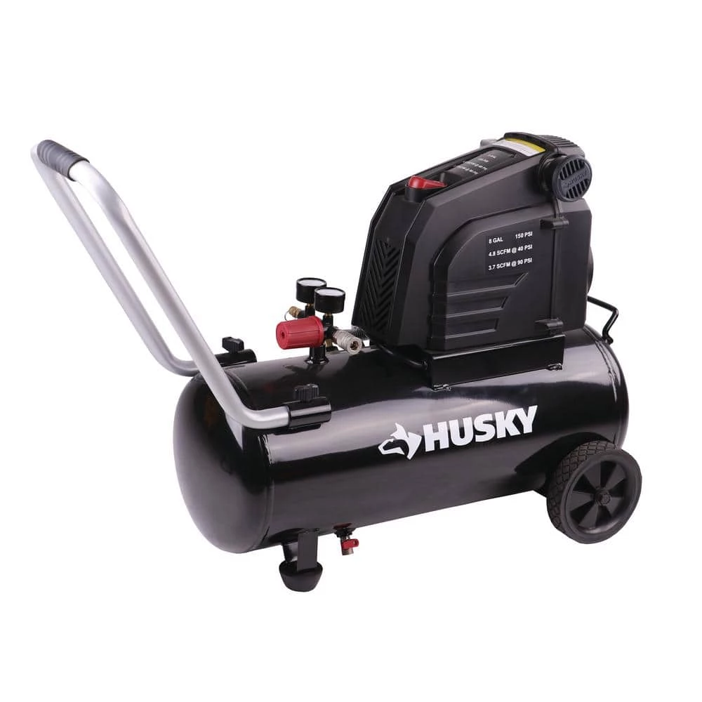 Husky 8G 150 PSI Hotdog Air Compressor 1 Husky 8G 150 PSI Hotdog Air Compressor