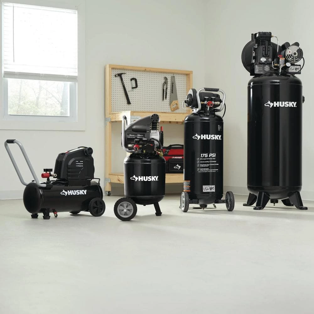 Husky 8G 150 PSI Hotdog Air Compressor 12 Husky 8G 150 PSI Hotdog Air Compressor - Image 12