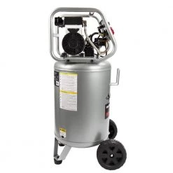 Husky 20 Gal. Vertical Electric-Powered Silent Air Compressor 25 Husky 20 Gal. Vertical Electric-Powered Silent Air Compressor -Air Compressors Shop husky portable air compressors 3332013 fa 1000