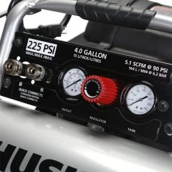 Husky 4 Gal. 225 PSI High Performance Crew Electric Portable Air Compressor -Air Compressors Shop husky portable air compressors c041h 44 1000