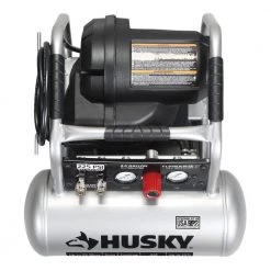 Husky 4 Gal. 225 PSI High Performance Crew Electric Portable Air Compressor -Air Compressors Shop husky portable air compressors c041h a0 1000