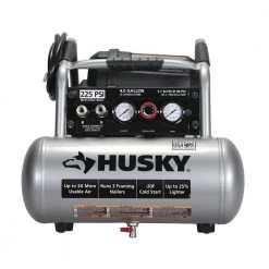 Husky 4 Gal. 225 PSI High Performance Crew Electric Portable Air Compressor -Air Compressors Shop husky portable air compressors c041h fa 1000