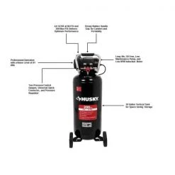 Husky 20 Gal. 200 PSI Oil Free Portable Vertical Electric Air Compressor -Air Compressors Shop husky portable air compressors c202h 4f 1000
