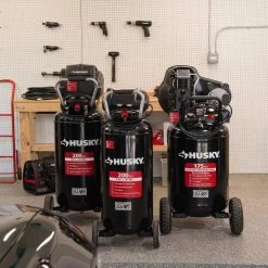 Husky 20 Gal. 200 PSI Oil Free Portable Vertical Electric Air Compressor -Air Compressors Shop husky portable air compressors c202h fa 1000