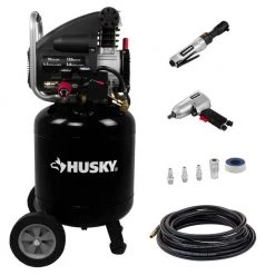 Husky 10 Gal. Portable Electric Air Compressor with Extra Value Kit