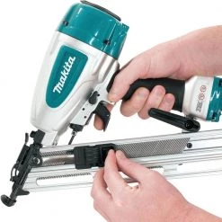 Makita Pneumatic 15-Gauge, 2-1/2 in. Angled Finish Nailer 20 Makita Pneumatic 15-Gauge, 2-1/2 in. Angled Finish Nailer -Air Compressors Shop makita finishing nailers af635 4f 1000