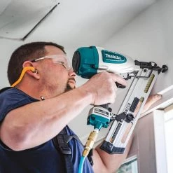 Makita Quiet Series 2 Gal. 1 HP Oil-Free Electric Air Compressor with bonus Pneumatic 15-Gauge, 2-1/2 in. Angled Finish Nailer -Air Compressors Shop makita portable air compressors mac210q af635 77 1000