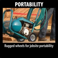 Makita 5.2 Gal. 3.0 HP Electric Single Tank Air Compressor -Air Compressors Shop makita portable air compressors mac5200 c3 1000