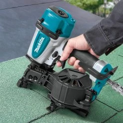 Makita 15 Degree 1-3/4 in. Pneumatic Coil Roofing Nailer -Air Compressors Shop makita roofing nailers an454 40 1000
