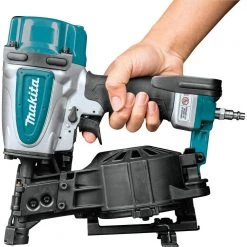 Makita 15 Degree 1-3/4 in. Pneumatic Coil Roofing Nailer -Air Compressors Shop makita roofing nailers an454 66 1000