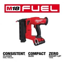 Milwaukee M18 FUEL 18-Volt 18-Gauge Lithium-Ion Brushless Cordless Gen II Brad Nailer Kit and Clear Performance Safety Glasses 19 Milwaukee M18 FUEL 18-Volt 18-Gauge Lithium-Ion Brushless Cordless Gen II Brad Nailer Kit and Clear Performance Safety Glasses -Air Compressors Shop milwaukee finishing nailers 2746 21ct 48 73 2020 66 1000