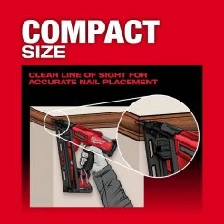 Milwaukee M18 FUEL 18-Volt Lithium-Ion Brushless Cordless Gen II 15GA Finish Nailer Tool-Only w/Clear Anti Scratch Safety Glasses -Air Compressors Shop milwaukee finishing nailers 2839 20 48 73 2010 77 1000