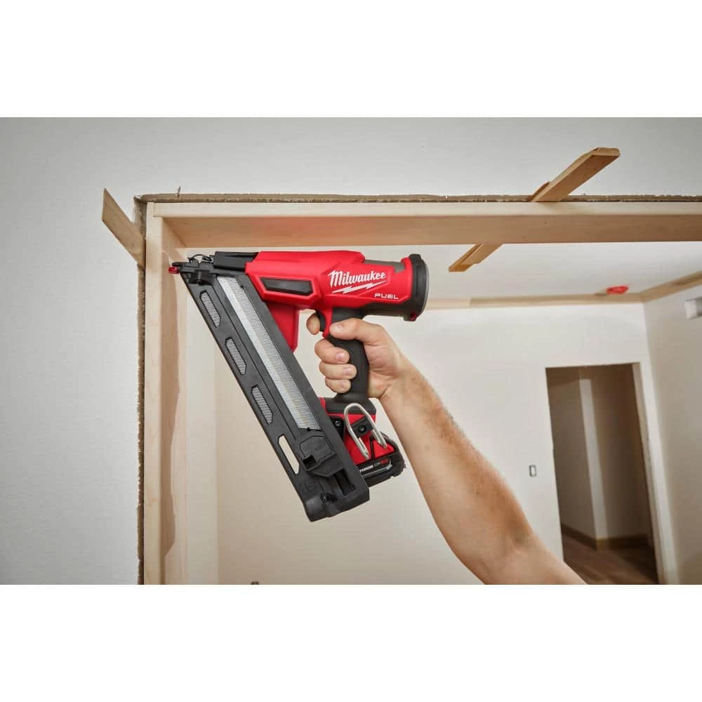 Milwaukee M18 FUEL 18-Volt Lithium-Ion Brushless Cordless Gen II 15-Gauge Angled Nailer Kit W/M18 Multi-Tool 11 Milwaukee M18 FUEL 18-Volt Lithium-Ion Brushless Cordless Gen II 15-Gauge Angled Nailer Kit W/M18 Multi-Tool - Image 11