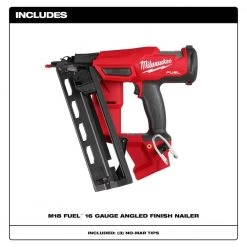 Milwaukee M18 FUEL 18-Volt Lithium-Ion Brushless Cordless Gen II 16-Gauge Angled Nailer with M18 Oscillating Multi-Tool -Air Compressors Shop milwaukee finishing nailers 2841 20 2626 20 40 1000
