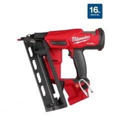 Milwaukee M18 FUEL 18-Volt Lithium-Ion Brushless Cordless Gen II 16-Gauge Angled Finish Nailer (Tool-Only)