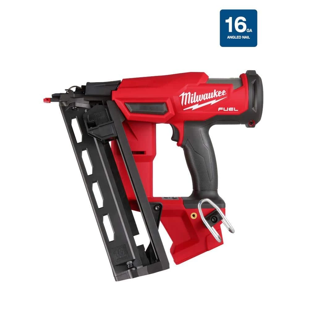 Milwaukee M18 FUEL 18-Volt Lithium-Ion Brushless Cordless Gen II 16-Gauge Angled Finish Nailer (Tool-Only) 1 Milwaukee M18 FUEL 18-Volt Lithium-Ion Brushless Cordless Gen II 16-Gauge Angled Finish Nailer (Tool-Only)