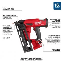 Milwaukee M18 FUEL 18-Volt Lithium-Ion Brushless Cordless Gen II 16-Gauge Angled Finish Nailer (Tool-Only) 18 Milwaukee M18 FUEL 18-Volt Lithium-Ion Brushless Cordless Gen II 16-Gauge Angled Finish Nailer (Tool-Only) -Air Compressors Shop milwaukee finishing nailers 2841 20 a0 1000