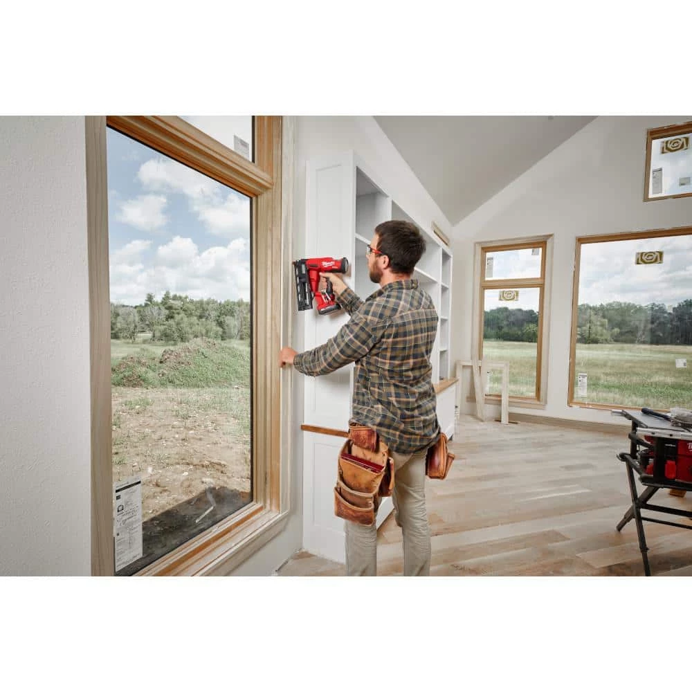 Milwaukee M18 FUEL 18-Volt Lithium-Ion Brushless Cordless Gen II 16-Gauge Angled Finish Nailer Kit with 2.0Ah Battery and Charger 11 Milwaukee M18 FUEL 18-Volt Lithium-Ion Brushless Cordless Gen II 16-Gauge Angled Finish Nailer Kit with 2.0Ah Battery and Charger - Image 11