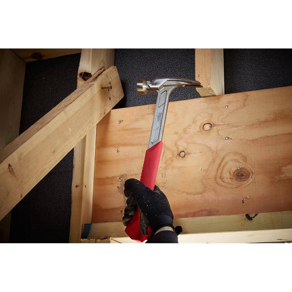 Milwaukee 3-1/2 in. Full Round Head Framing Nailer with 22 oz. Milled Face Framing Hammer 9 Milwaukee 3-1/2 in. Full Round Head Framing Nailer with 22 oz. Milled Face Framing Hammer - Image 9